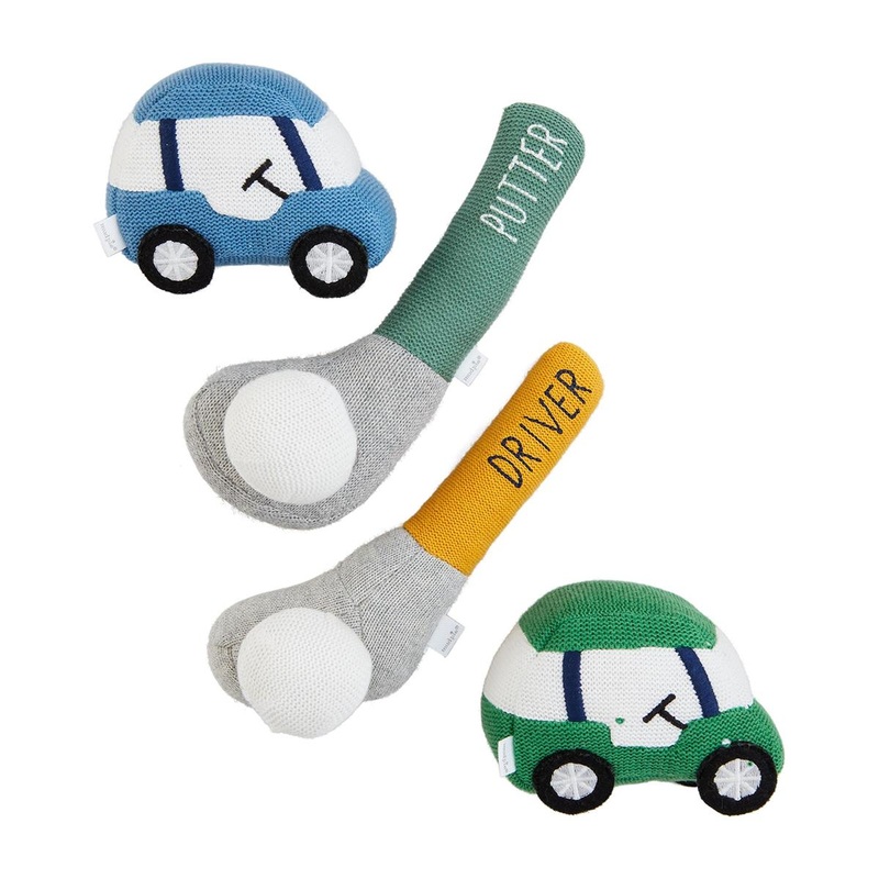 Mud Pie Golf Rattles Assorted