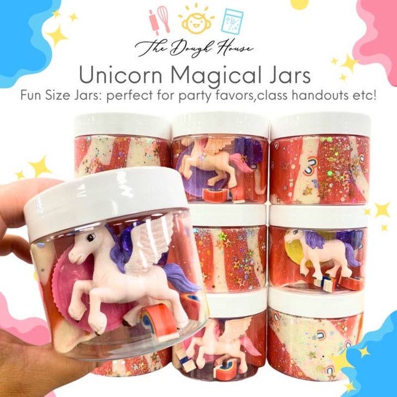 The Dough House Fun Size Magical Jars, Unicorn