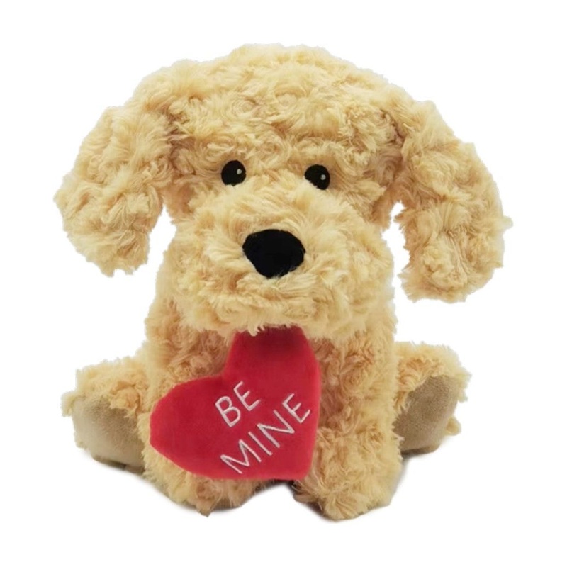 Warmies Be Mine Golden Dog Warmies