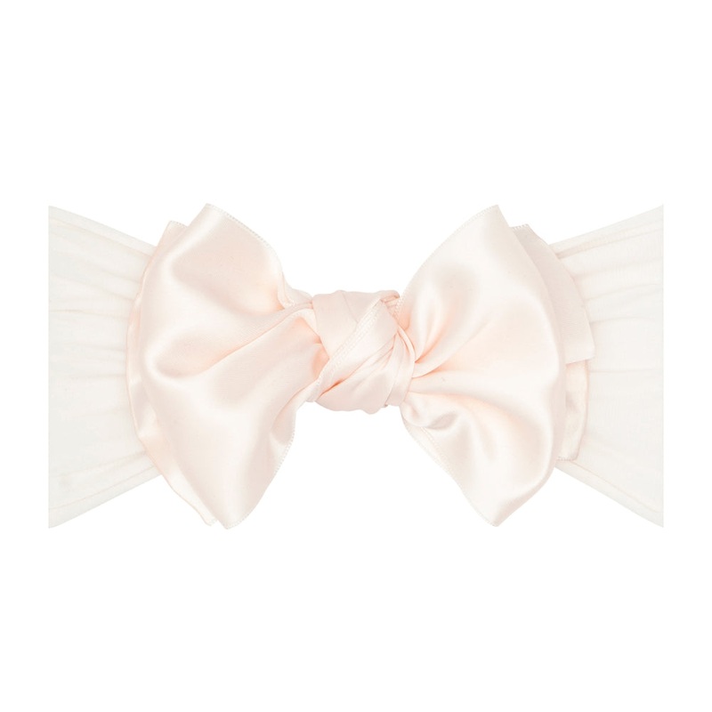 Baby Bling Bows Satin Fab Ballet Pink