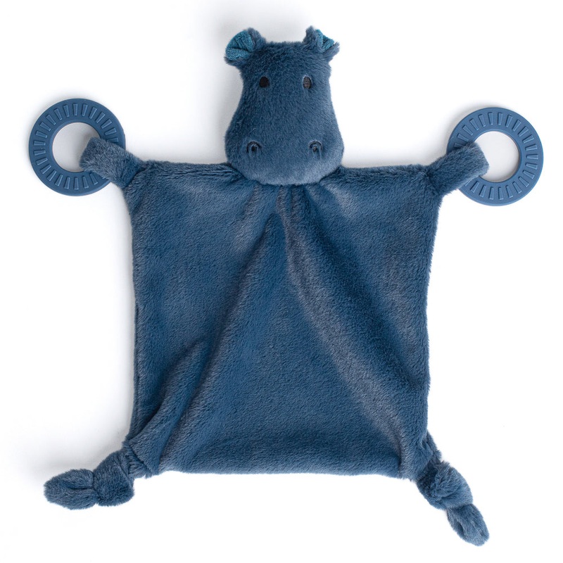 Bella Tunno Hippo Teether Buddy, Azure