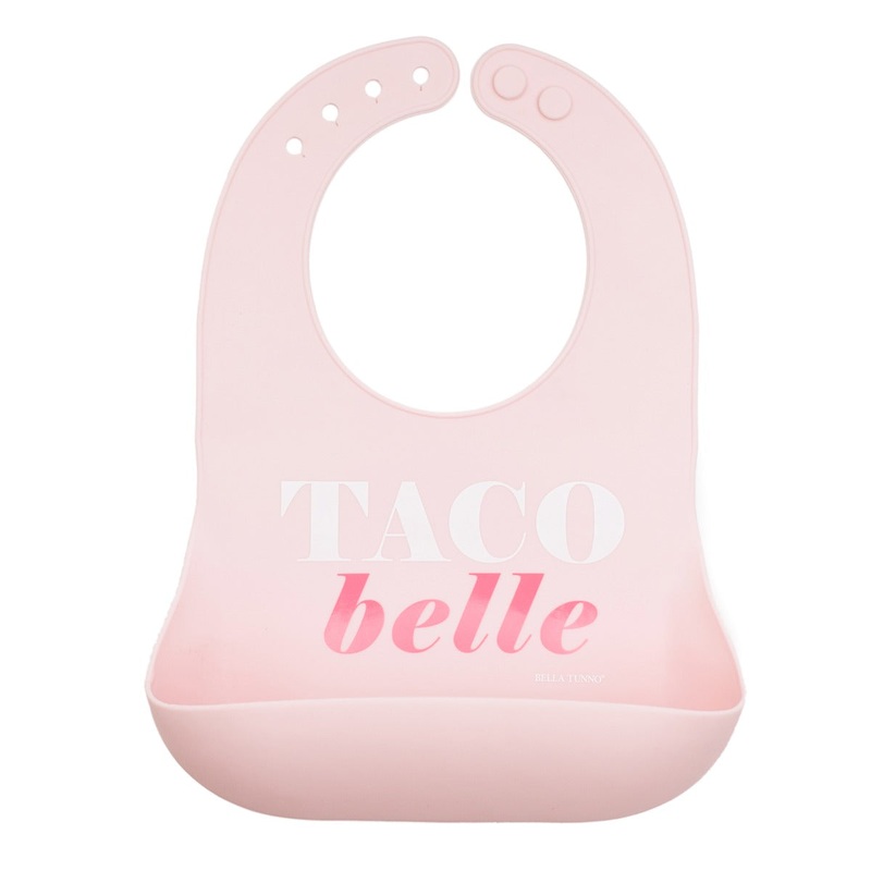 Bella Tunno Taco Belle Wonder Bib, Blush