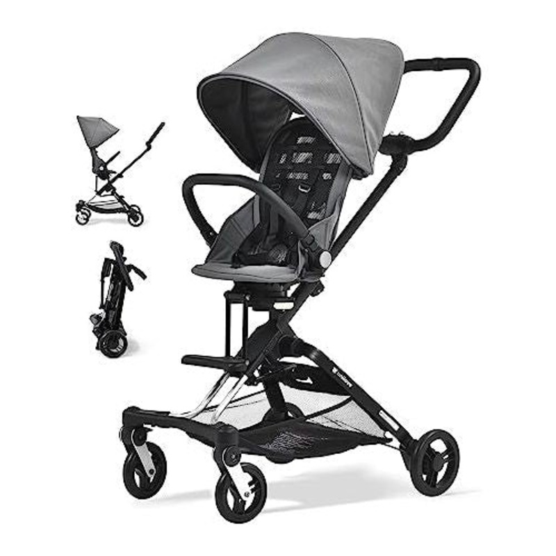 Unilove On The Go 3-in-1 Lightweight Stroller (Cloud Gray)