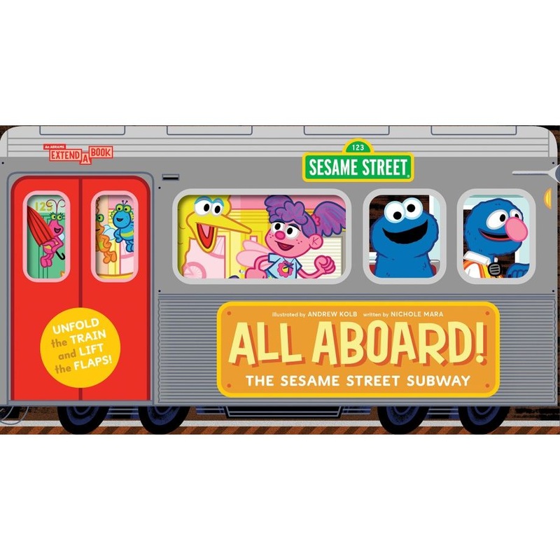 Abrams Books All Aboard! The Sesame Street Subway (An Abrams Extend-A-Book)