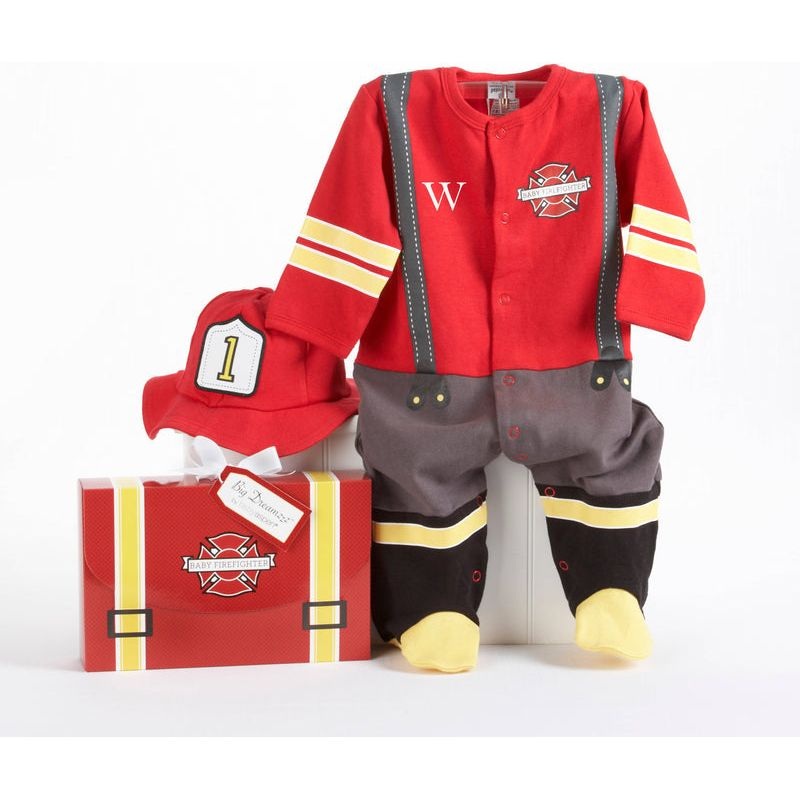 Baby Aspen Baby Big Dreamzzz Firefighter Set,  0-6 Months