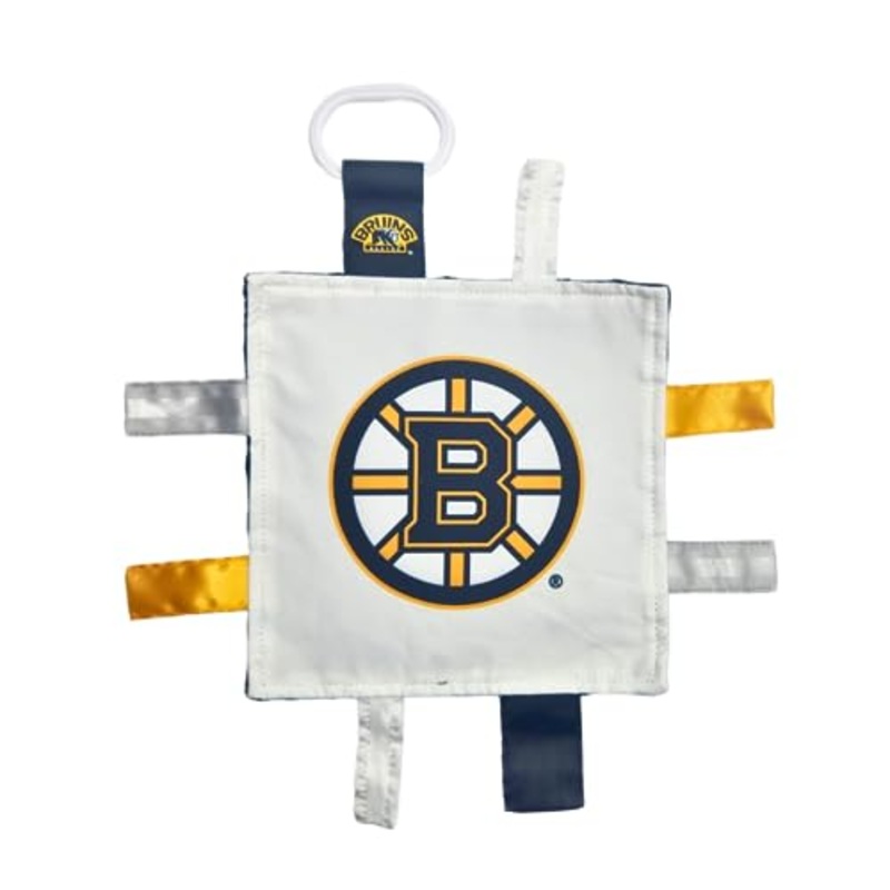 BabyJackCo 8x8 Crinkle Square Bruins