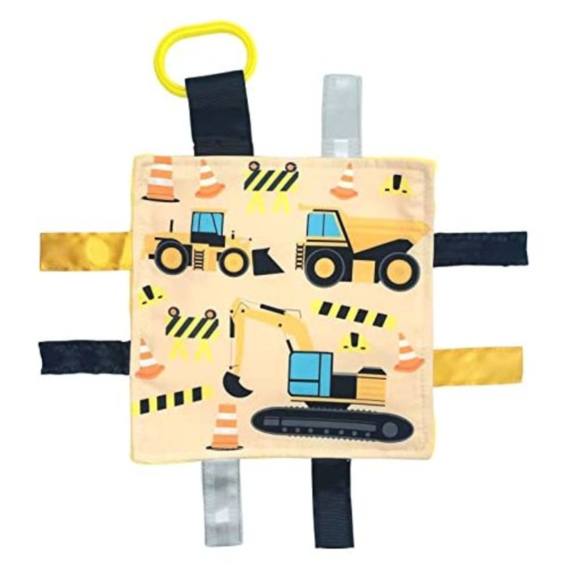 BabyJackCo 8x8 Crinkle Tag Toy Construction