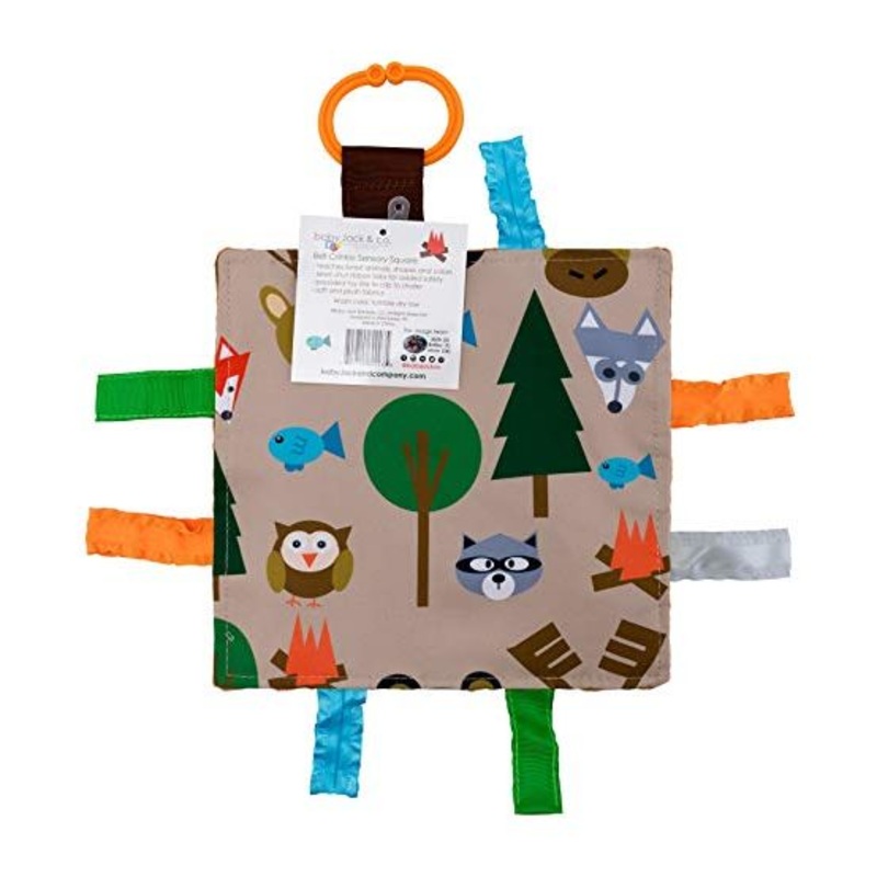 BabyJackCo 8x8 Crinkle Tag Toy Forest
