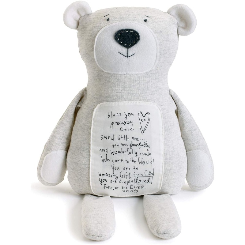 Demdaco Bless You Precious Child Poetic Threads Bear Children's Plush Stuffed Animal