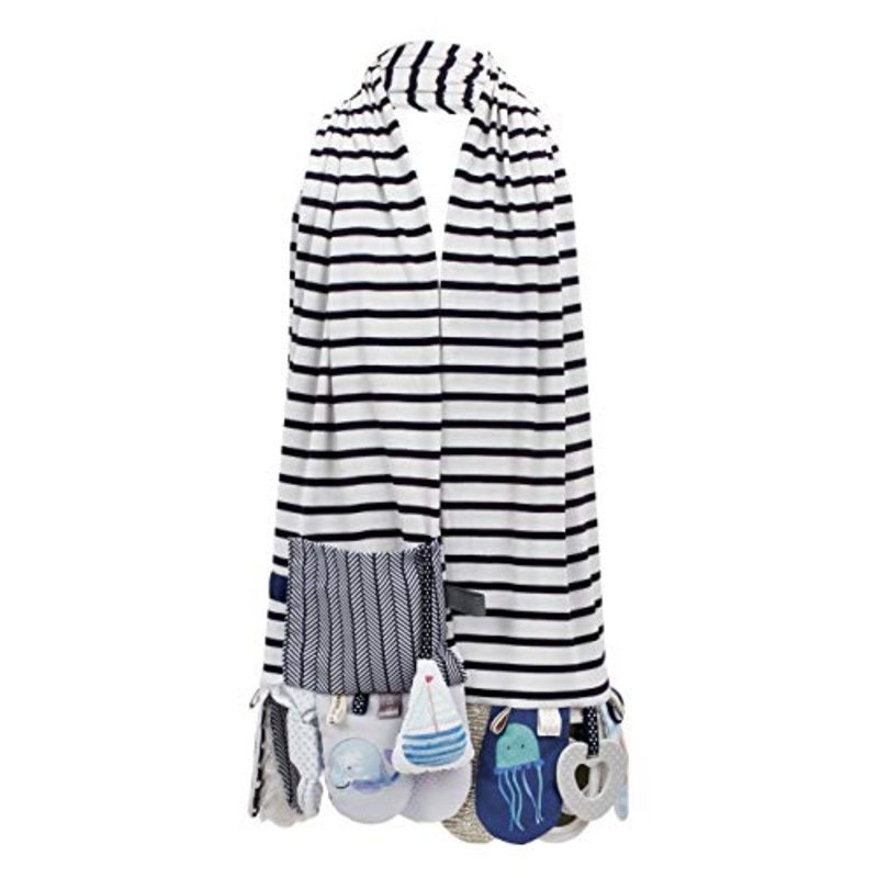 Demdaco-Mommy & Me Activity Scarf, Blue