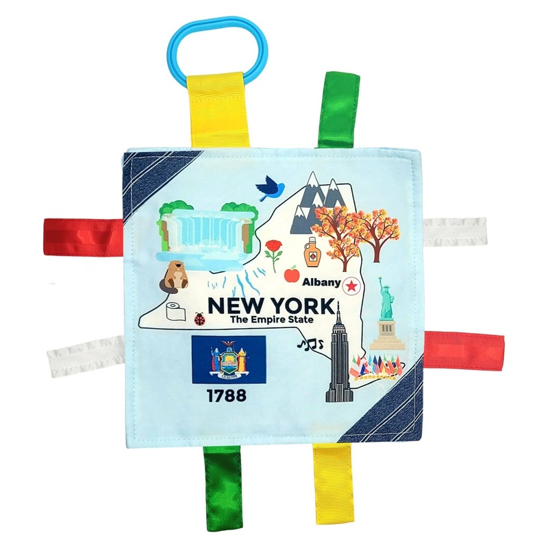 Baby Jack & Co.-8x8 New York Crinkle Tag Squares