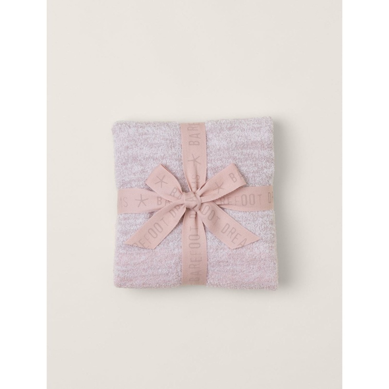 Barefoot Dreams CozyChic Ombre Stroller Blanket, Antique Rose