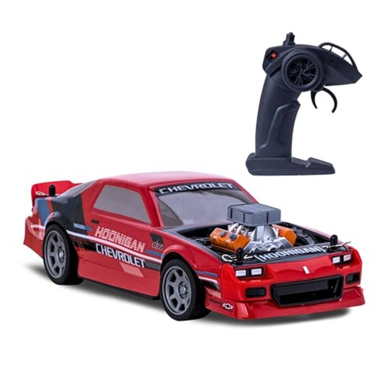 Flybar Hoonigan Camaro Remote Control Car for Kids  RC Cars, Race Car, 3.7V, 2.4 GHz, Detailed Replica Design, USB Rechargeable Battery Included, 1:16 Scale, 150 ft Range, 6 Mph