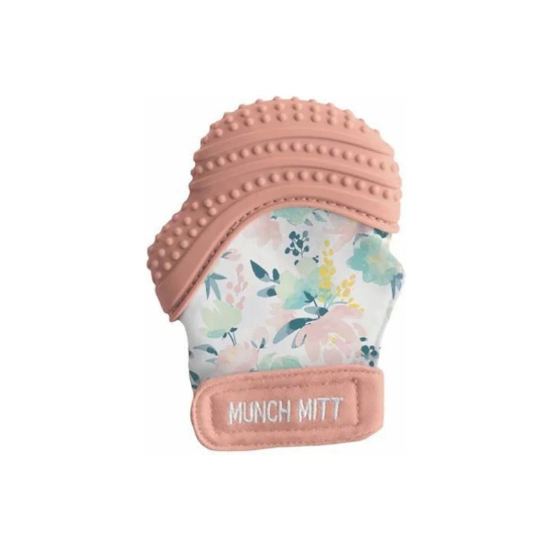 Munch Mitt Floral Pink Peonies