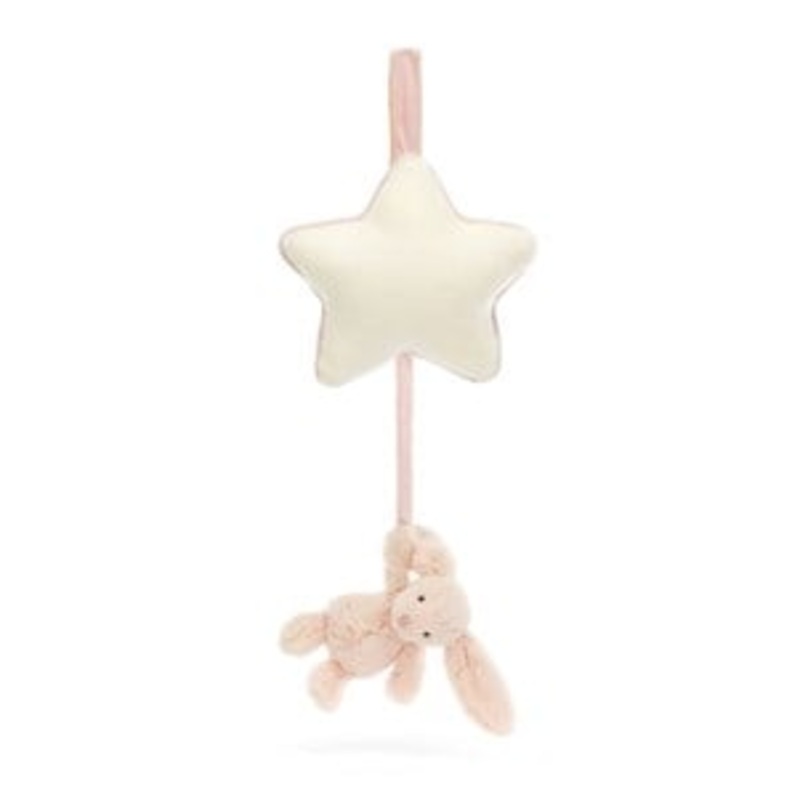 Jellycat Bashful Pink Bunny Musical Pull