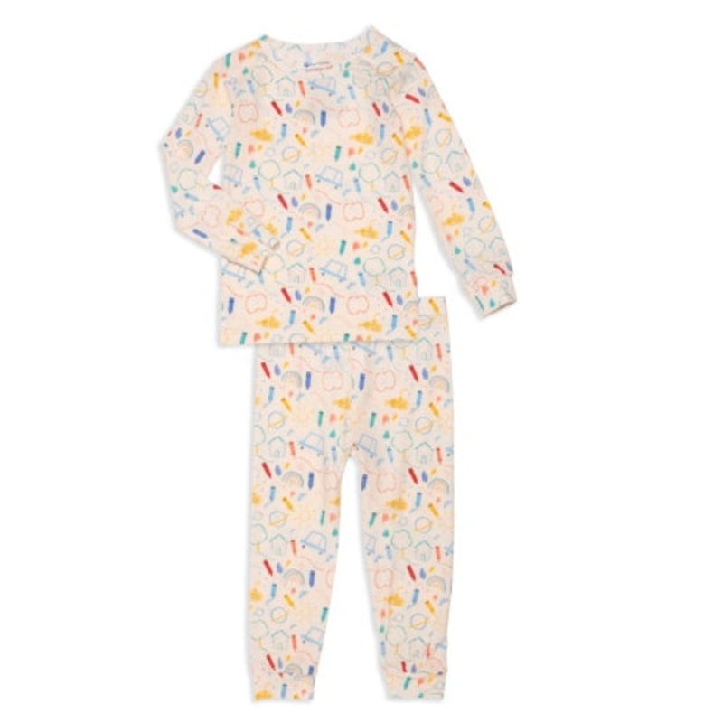 Magnetic Me Doodle Pop Pajama Long Sleeve Set 2T