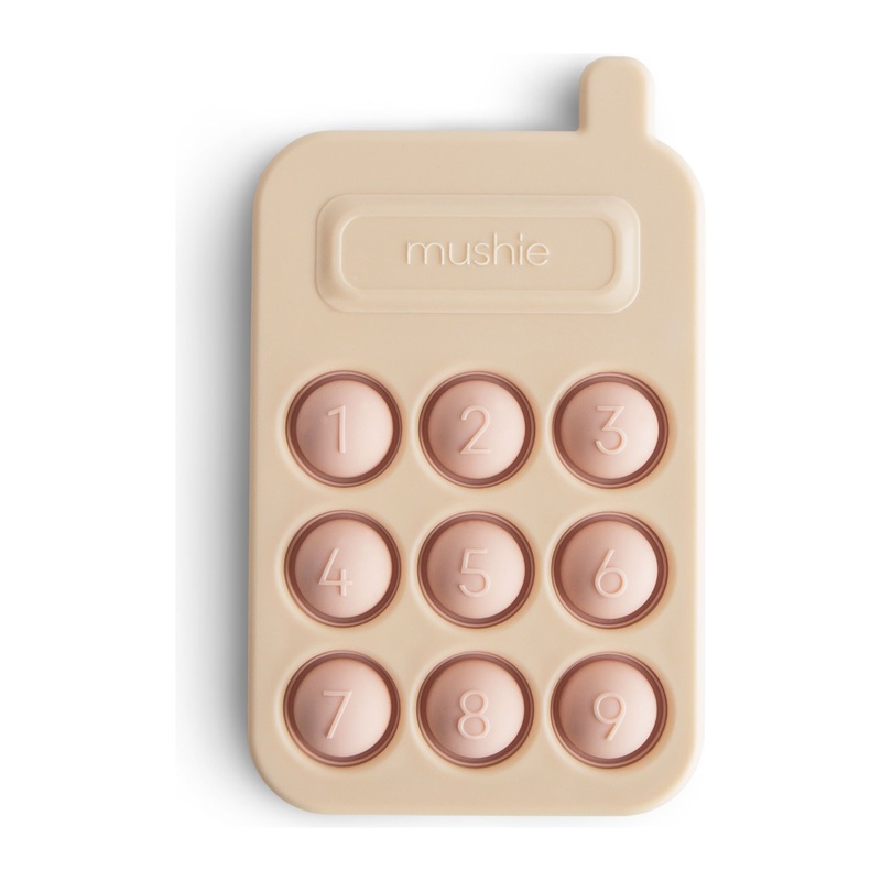Mushie Phone Press Toy Blush