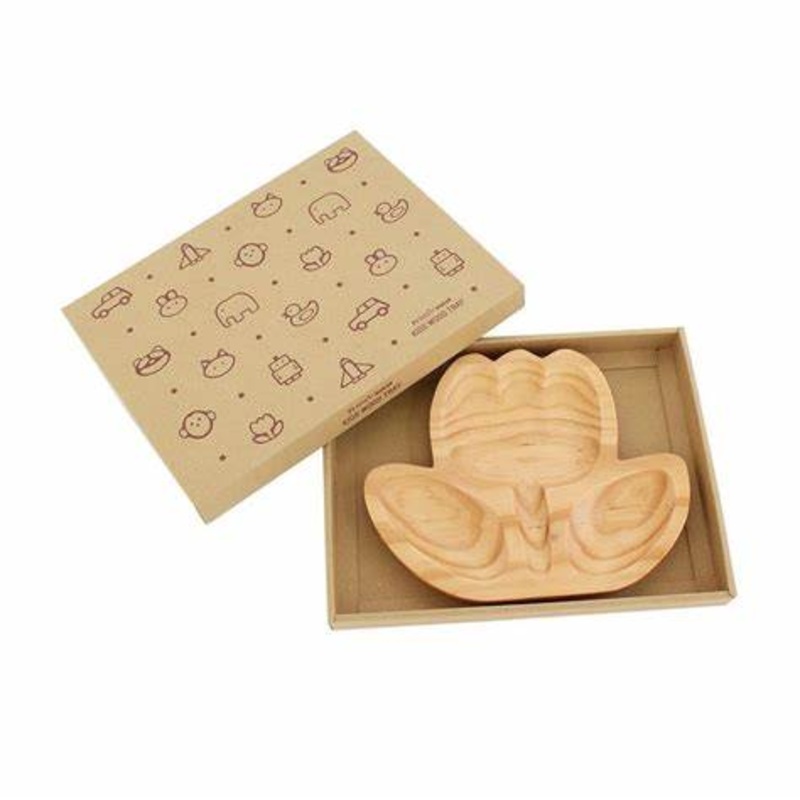 Petits Et Maman Kids' Wood Plate Flower