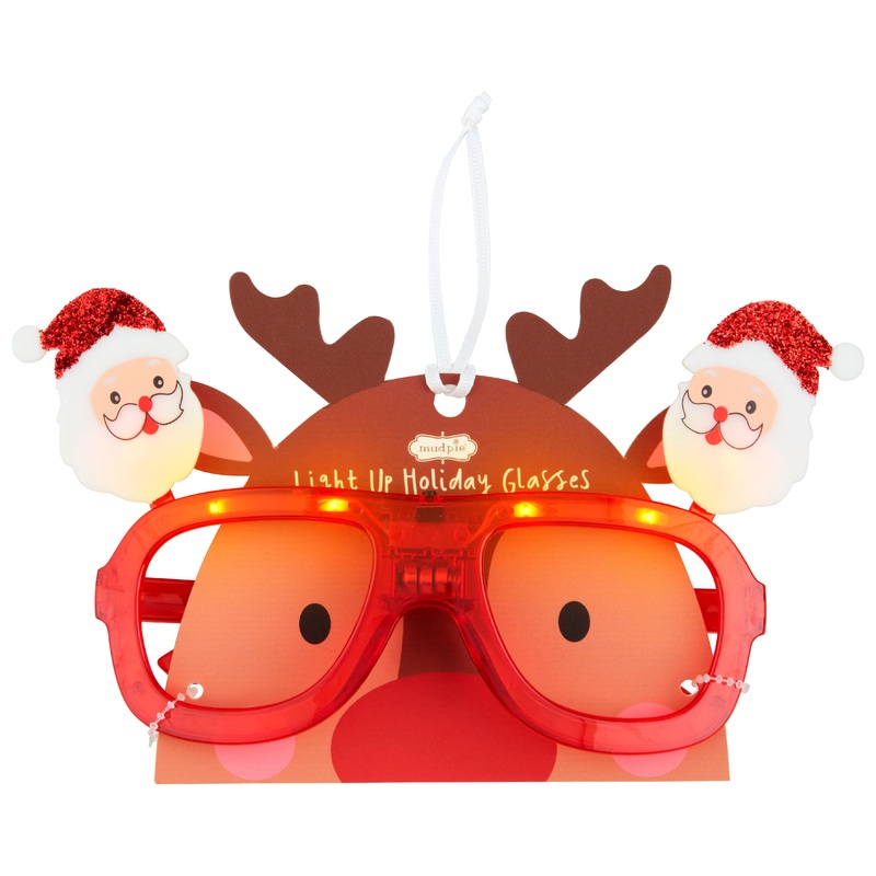 Mud Pie Led Santa Glasses