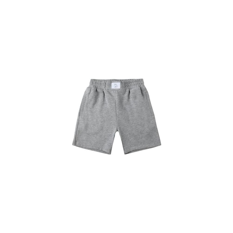 Rylee + Cru Boxing Short, Heathered Grey 2-3Y