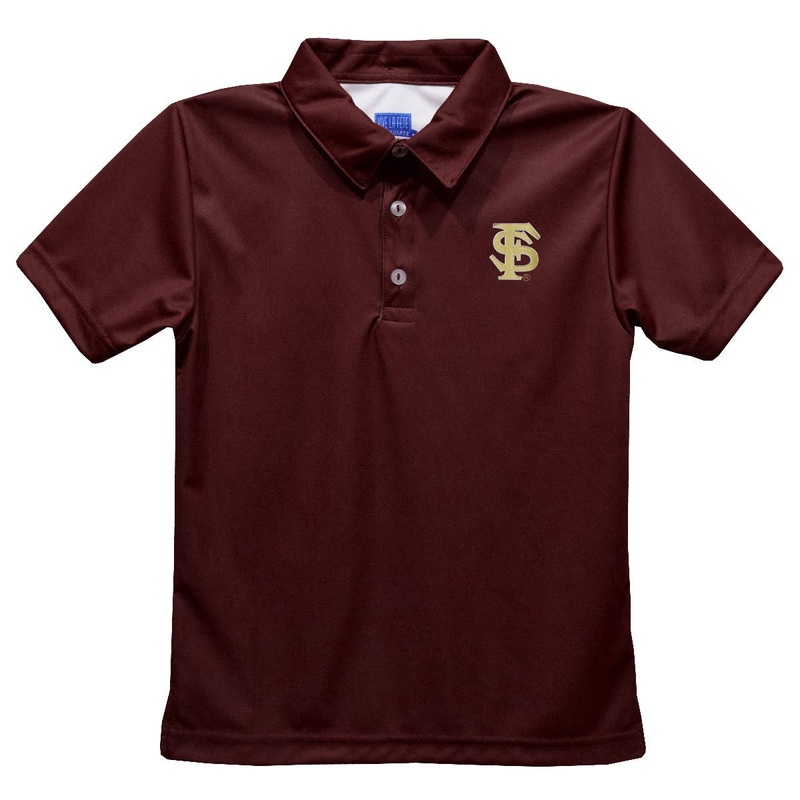 Vive La Fete Florida State Seminoles  Embroidered Maroon Polo Shirt 2