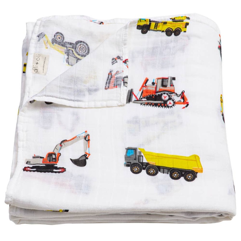Ali+Oli - Muslin Swaddle Blanket (Construction)