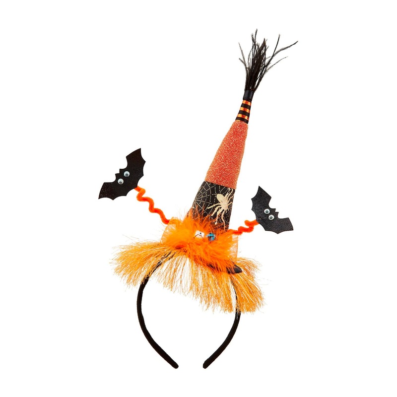 Mud Pie Witch Hat With Bats Light Headband