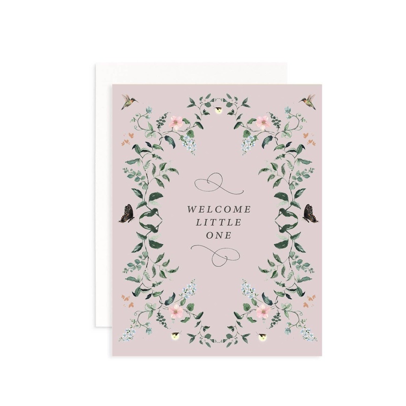 Welcome Little One Card Single Card