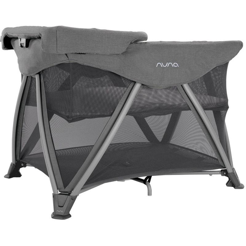 Nuna SENA Aire Playard with Zip-Off Bassinet + Changer Granite