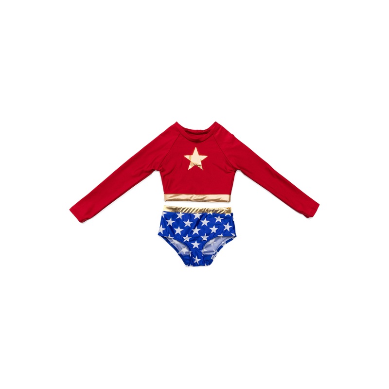 Wonder Girl 2 Piece Swimsuit 3-4