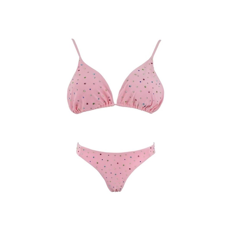 Lola and The Boys Rainbow Sparkle Bikini, Pink 2