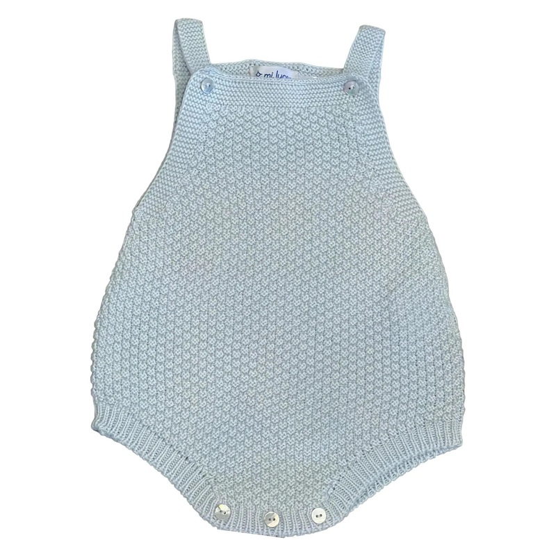 Mi Lucero Rice Stitch Dungaree Bubble Light Blue 3M