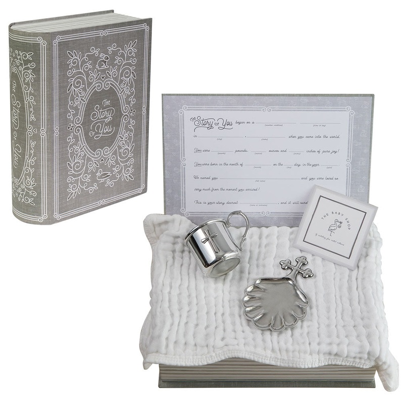 Salisbury Cross Cup & Baptismal Shell Set