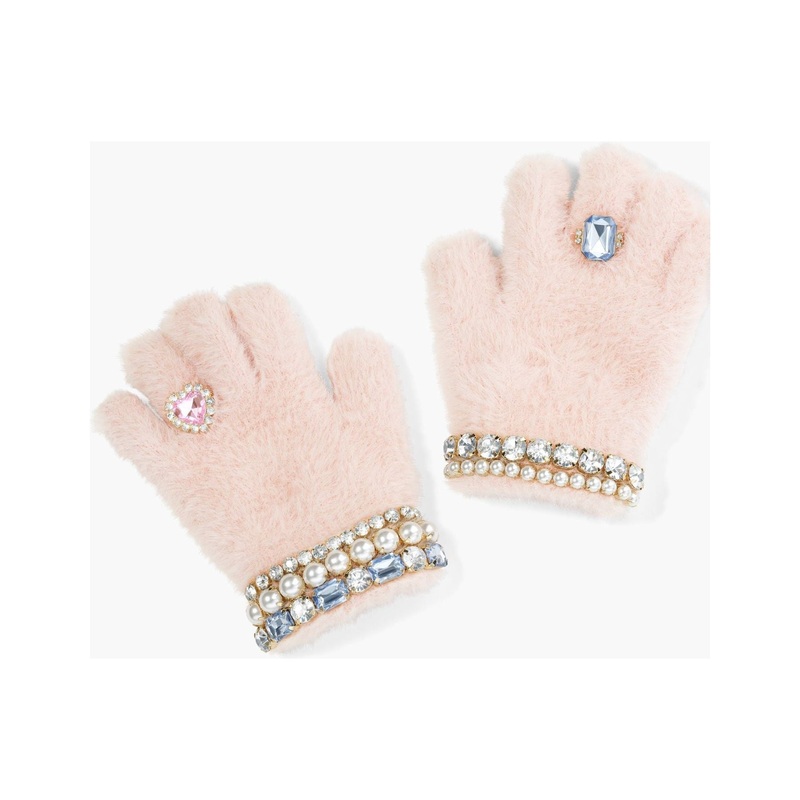 Super Smalls Cotton Candy Jeweled Gloves