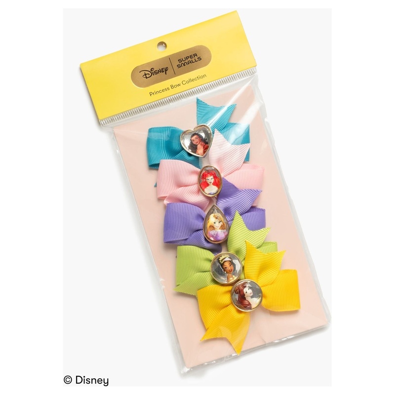 Super Smalls Disney Princess 5 Piece Mini Hair Bows