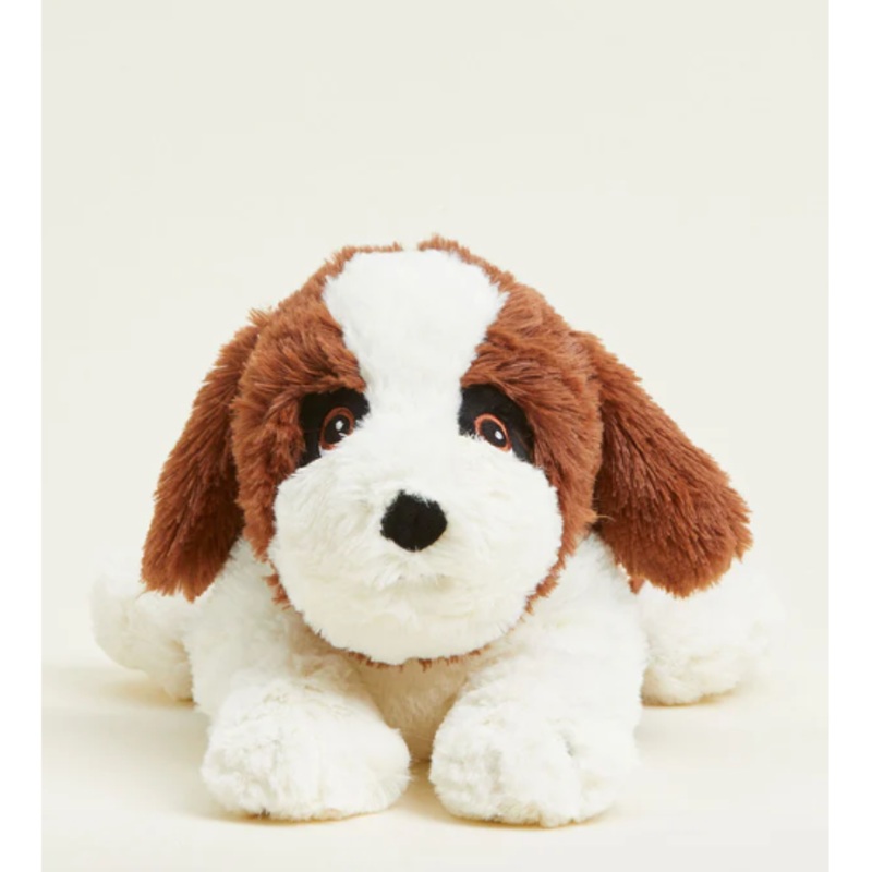 Warmies St. Bernard Heatable and Coolable Weighted Pet Stuffed Animal Plush - Comforting Lavender Aromatherapy Animal Toys