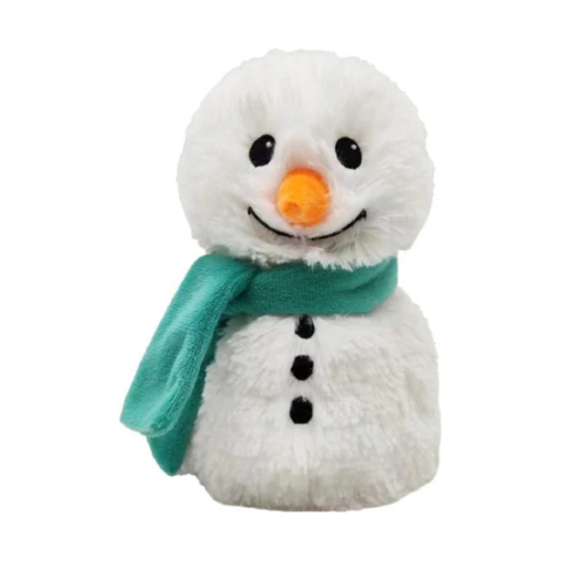 Warmies-Teal Scarf Snowman Microwavable Soothing Plush