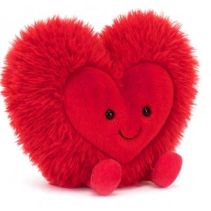 Jellycat Amuseables Beatie Heart Large