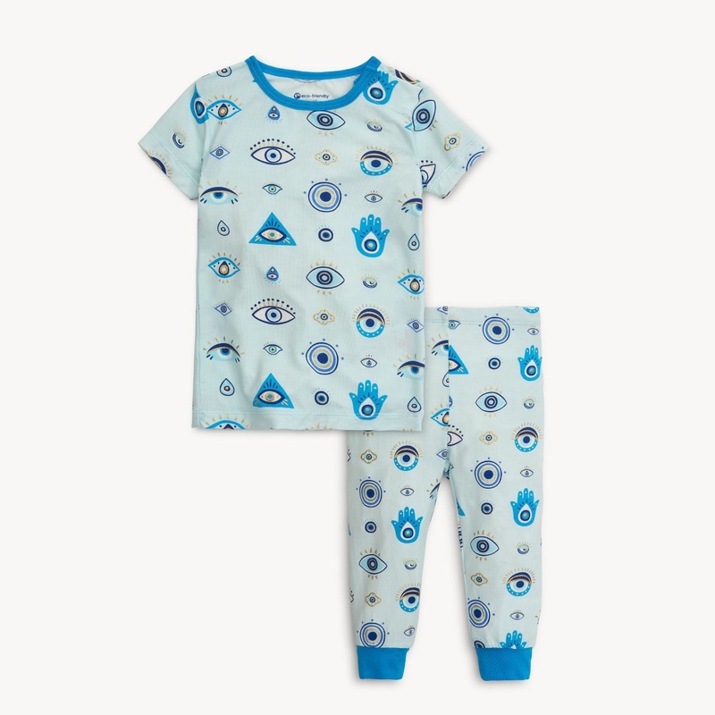 Magnetic Me Eye Wish You The Best Modal Magnetic No Drama Pajama Short Sleeve Set 2T