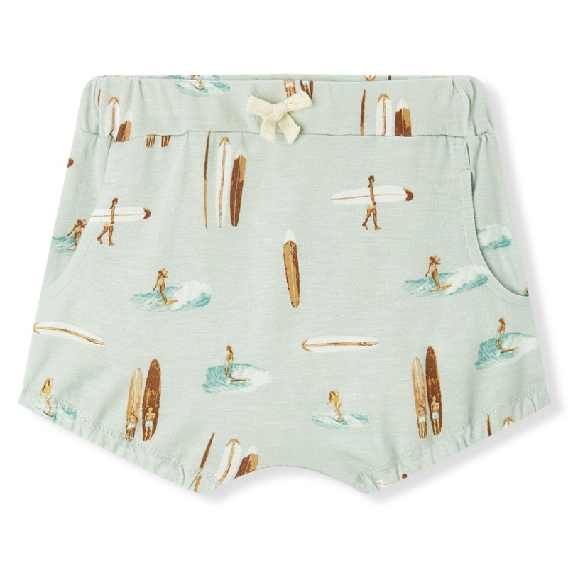 Milkbarn Bamboo Pocket Bloomer, Vintage Surf 3-6M