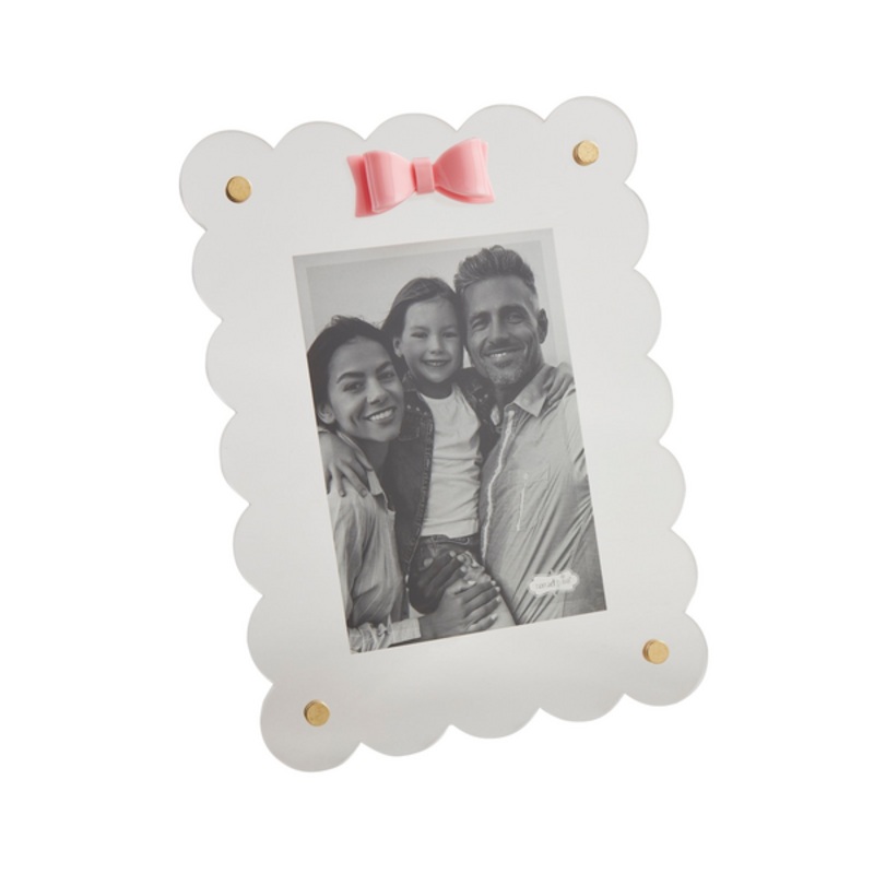 Mud Pie Acrylic Bow Frame, Rectangle
