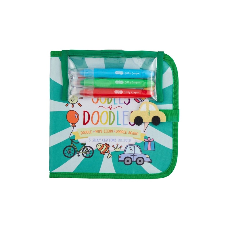 Mud Pie Erasable Doodle Book, Green