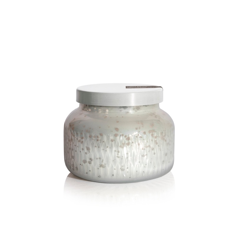 Capri Blue Chestnut Embers 19 Oz Holiday Mercury Signature Jar Candle