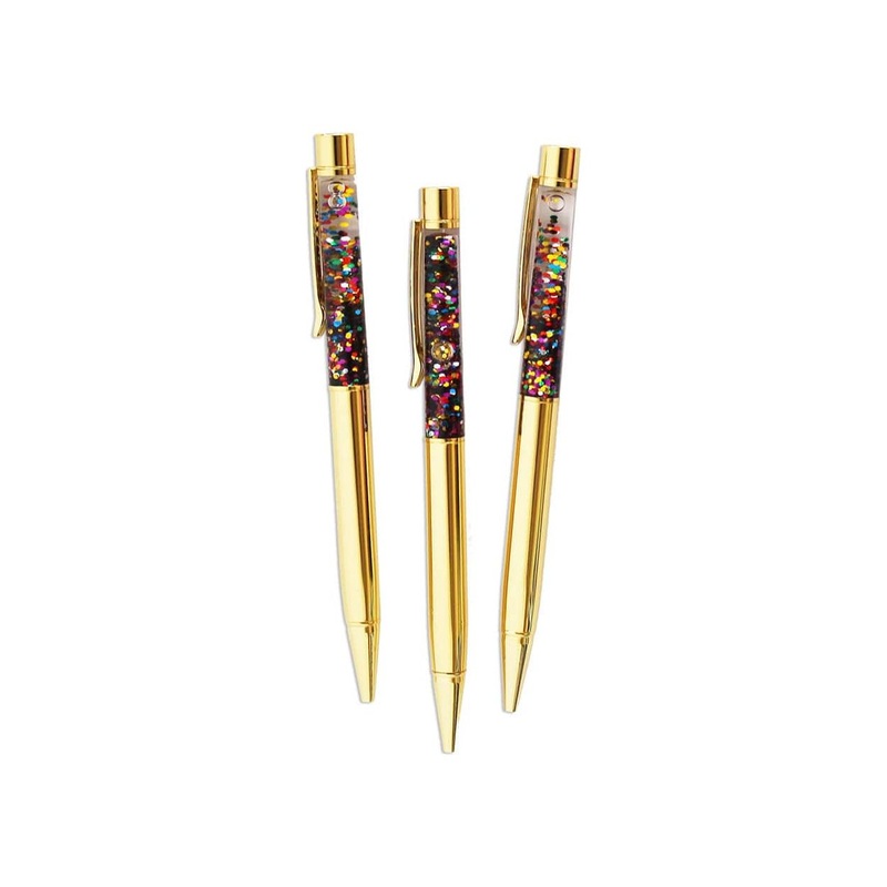 Packed Party Essentials Confetti To The Point Ballpoint Pens
