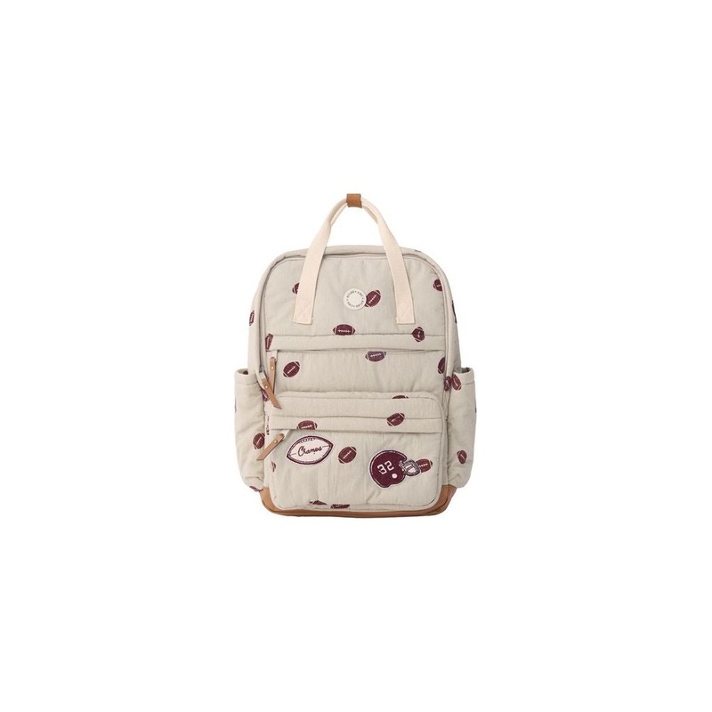 Rylee + Cru Backpack, Footballs, One Size
