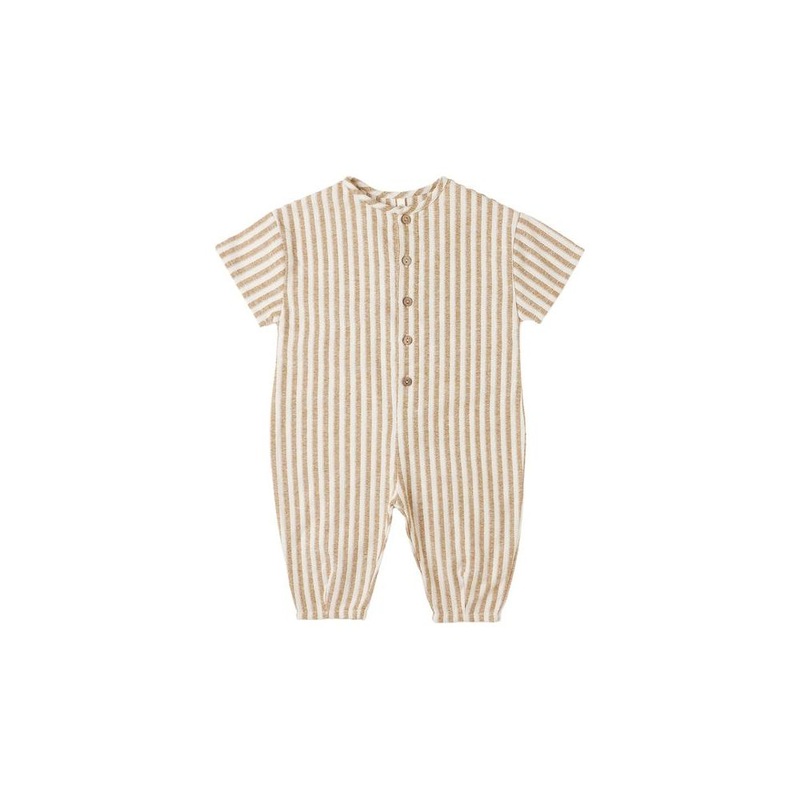 Rylee + Cru Hayes Jumpsuit, Golden Stripe 3-6M