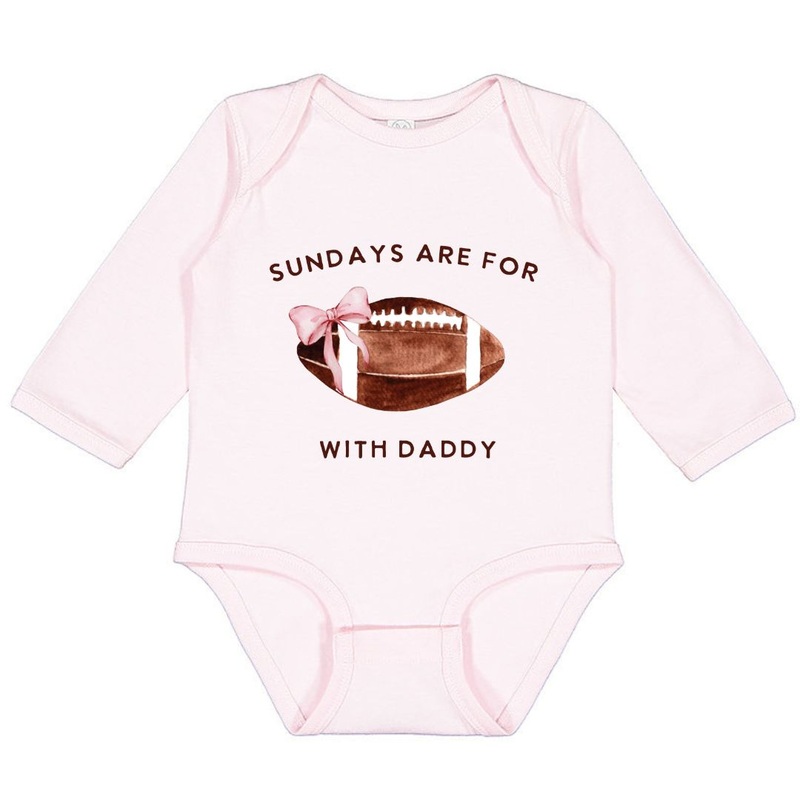 Sweet Wink Football With Daddy Long Sleeve Bodysuit, Ballet 0-3M