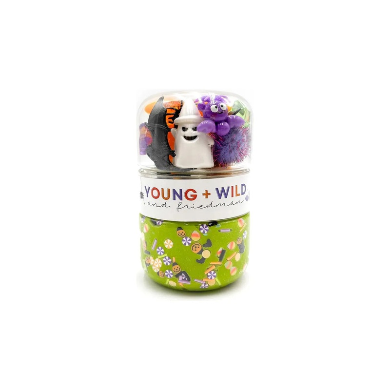 Young + Wild And Friedman Grab & Go Dough Jar, Halloween