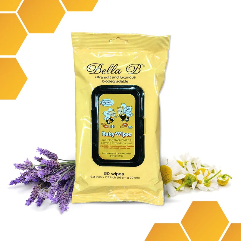 Bella B Soothing Baby Diaper Wipes 50 Count