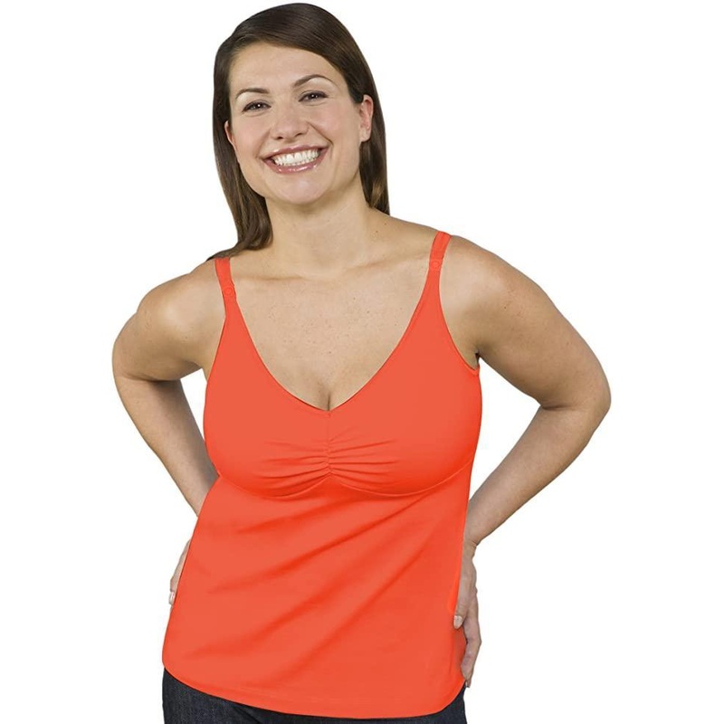 Bravado Essential Nursing Bra Camisole 34D/E(DD) Tuscan Red